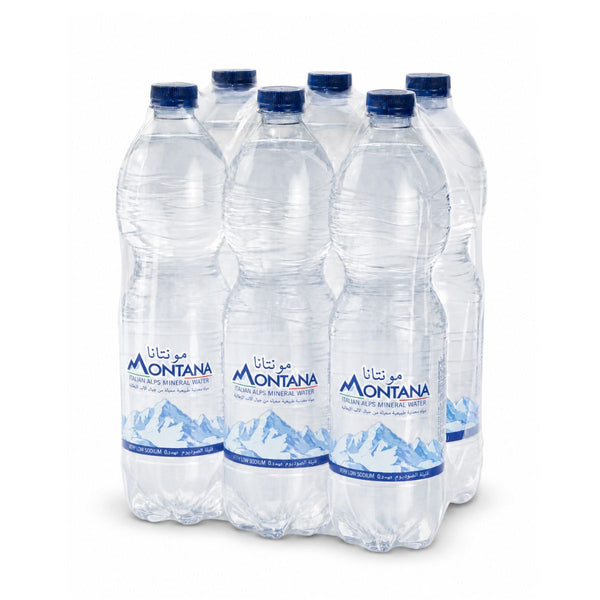 Montana Still | Italian Alps Mineral Water | 6 x 1.5L