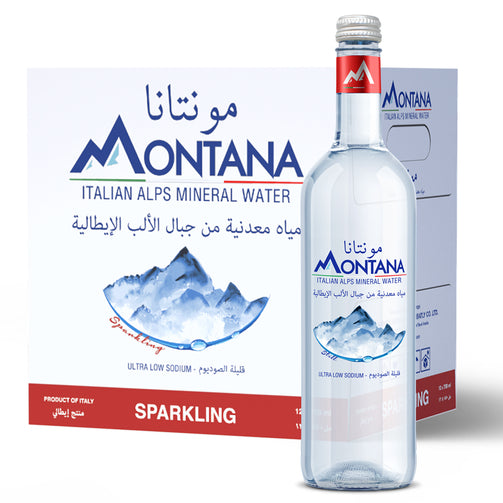 12x0.75L Montana Sparkling Glass - Montana Water